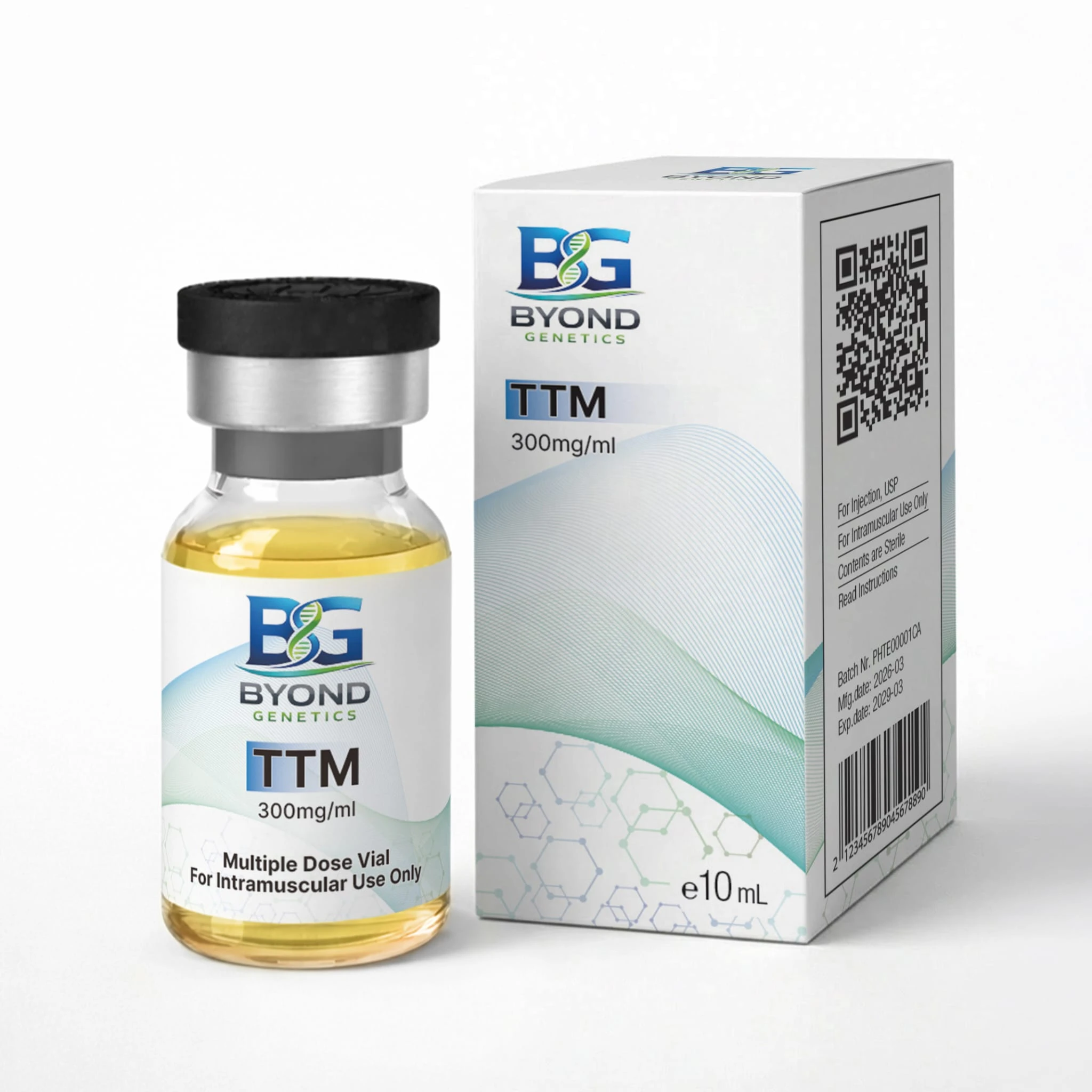 TTM	10ML 300MG/ML TESTOSTERONE ENANTAHTE /TRENBOLONE ENANTHATE  /MASTERON ENANTHATE